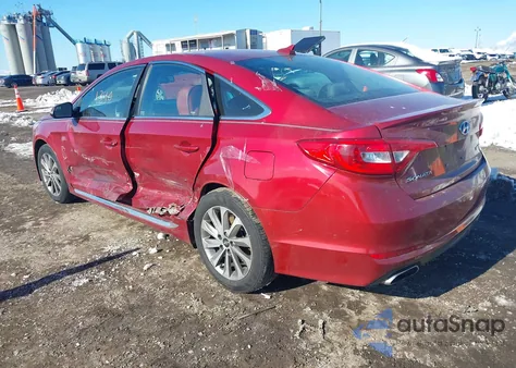 2016 Hyundai Sonata Sport z USA, uszkodzony, nr VIN 5NPE34AF9GH359111